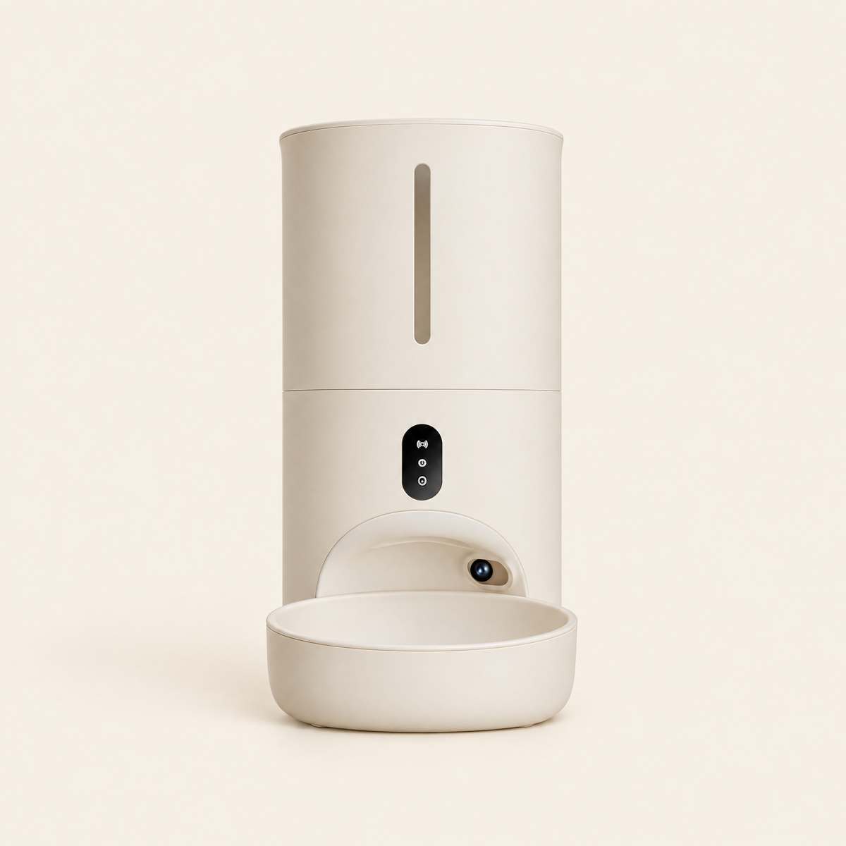 Karmnik Smart z kremową porcelanową miską